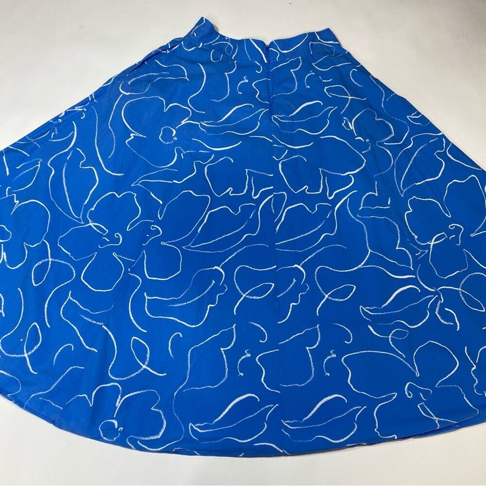 Madewell Signature Poplin Maxi Skirt Size 4 - Picture 3 of 12